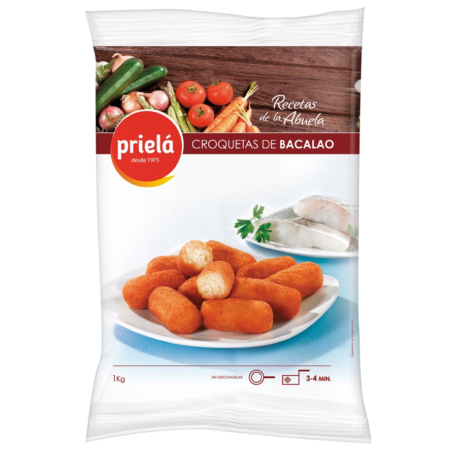 Bolsa Croquetas Abuela Bacalao 1kg