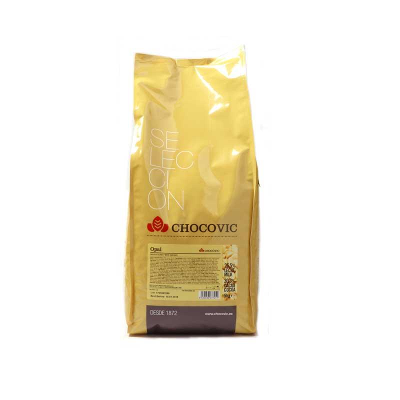 Xocolata Blanca Opal 30% Gotes 5Kg
