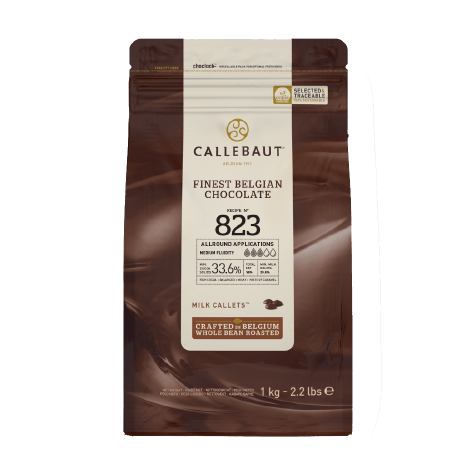 Xocolata A/Llet Callebaut 823 Gotes 2.5Kg