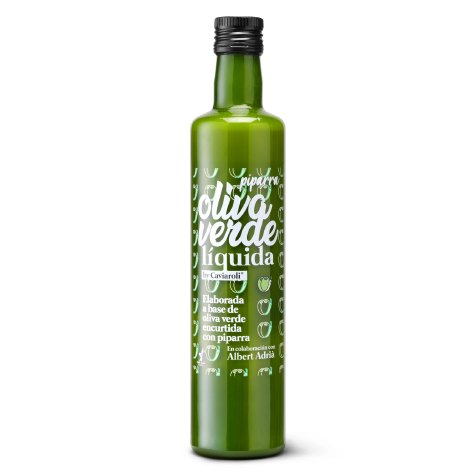 /Salsa Aceite Aceituna Verde Caviaroli Piparra 500ml