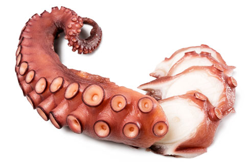 Pulpo Cocido Patas 12uds 100/150 Bj/ 4x1'5kg