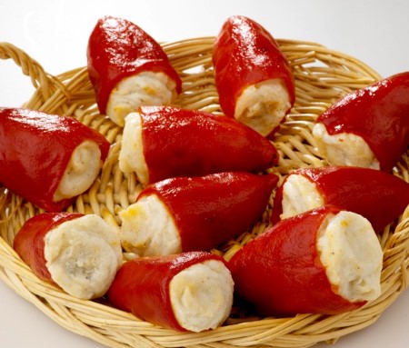 Pebrots del Piquillo Farcits de Brandada de Bacallà (55/60)x(60/70)g