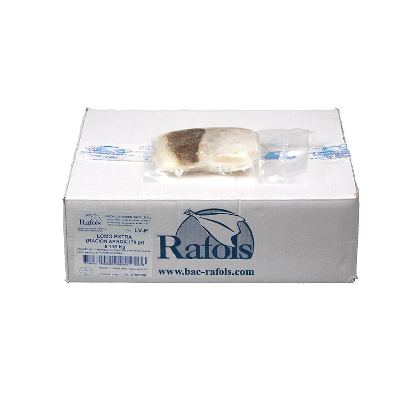 Bacalao Lomo Islandia Rafols 140-170 g/pz 5kg