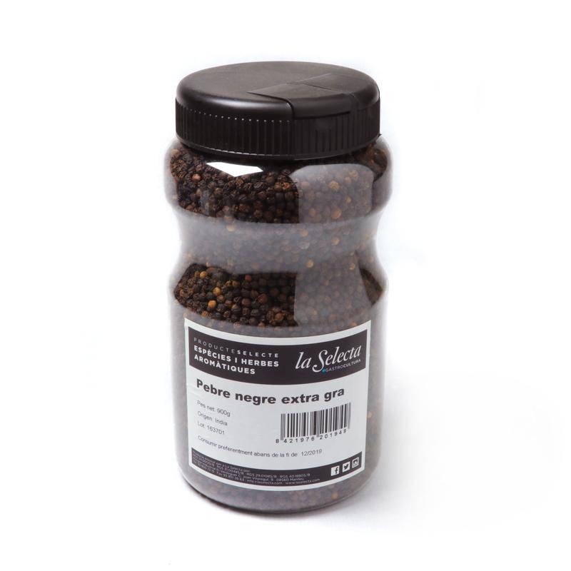 Pimienta Negra Extra Grano La Selecta Bote 900g