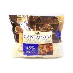[SL-FA126] Mozzarella Cantadora Pura Picada 2.5Kg