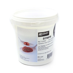 [SL-TEXT04] Textura Citrato Socchef Bote 600g