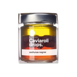 [SL-VO195] Aceitunas Drops Negras Caviaroli 70g V/30un