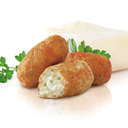 [2384A] Croqueta Mesón Brandada Bacallà 8x500gr Priela