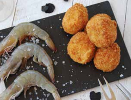 [2387G] Croquetas Gourmet Gambas al Ajillo 35g (6x2kg) 12kg